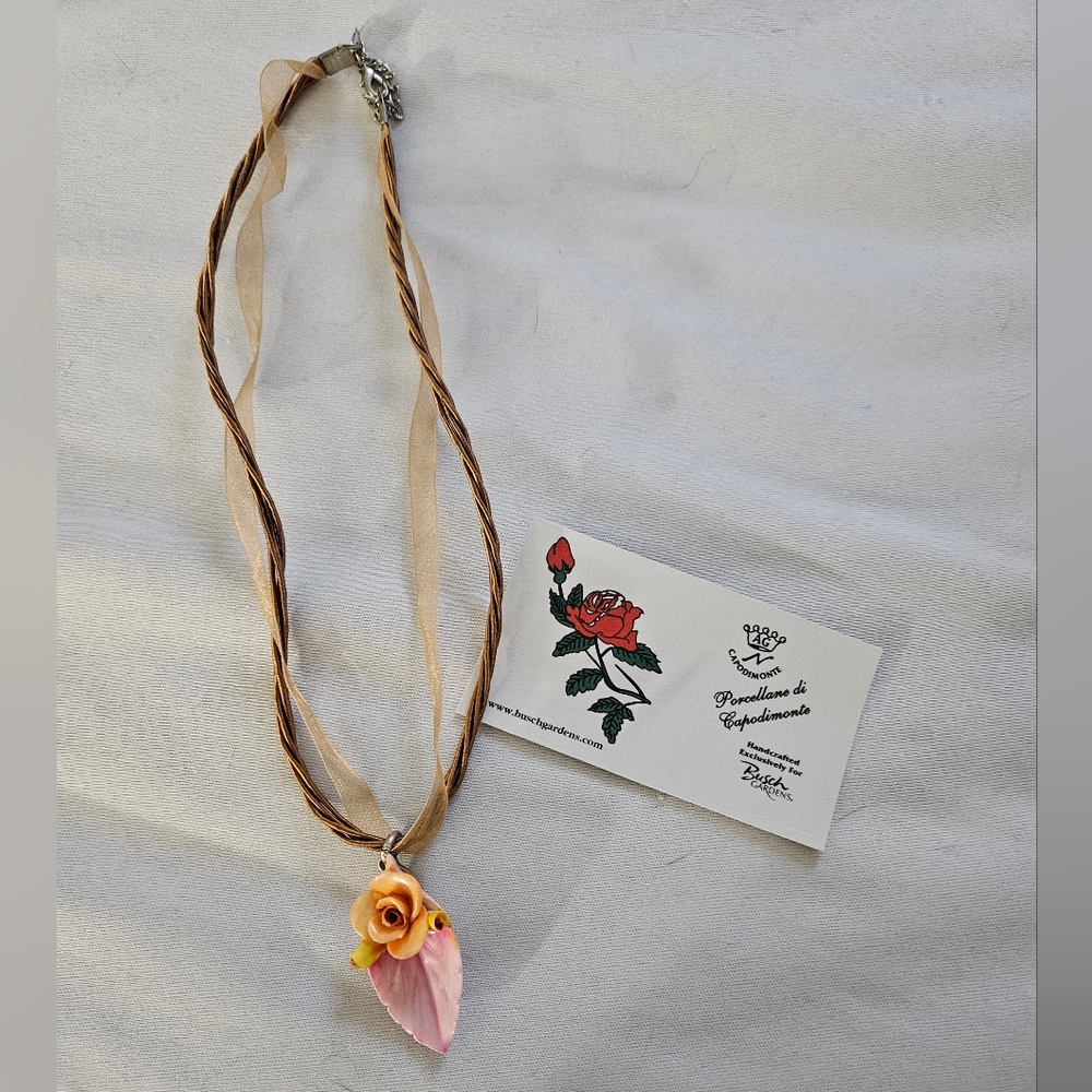Ceramic Flower Necklace